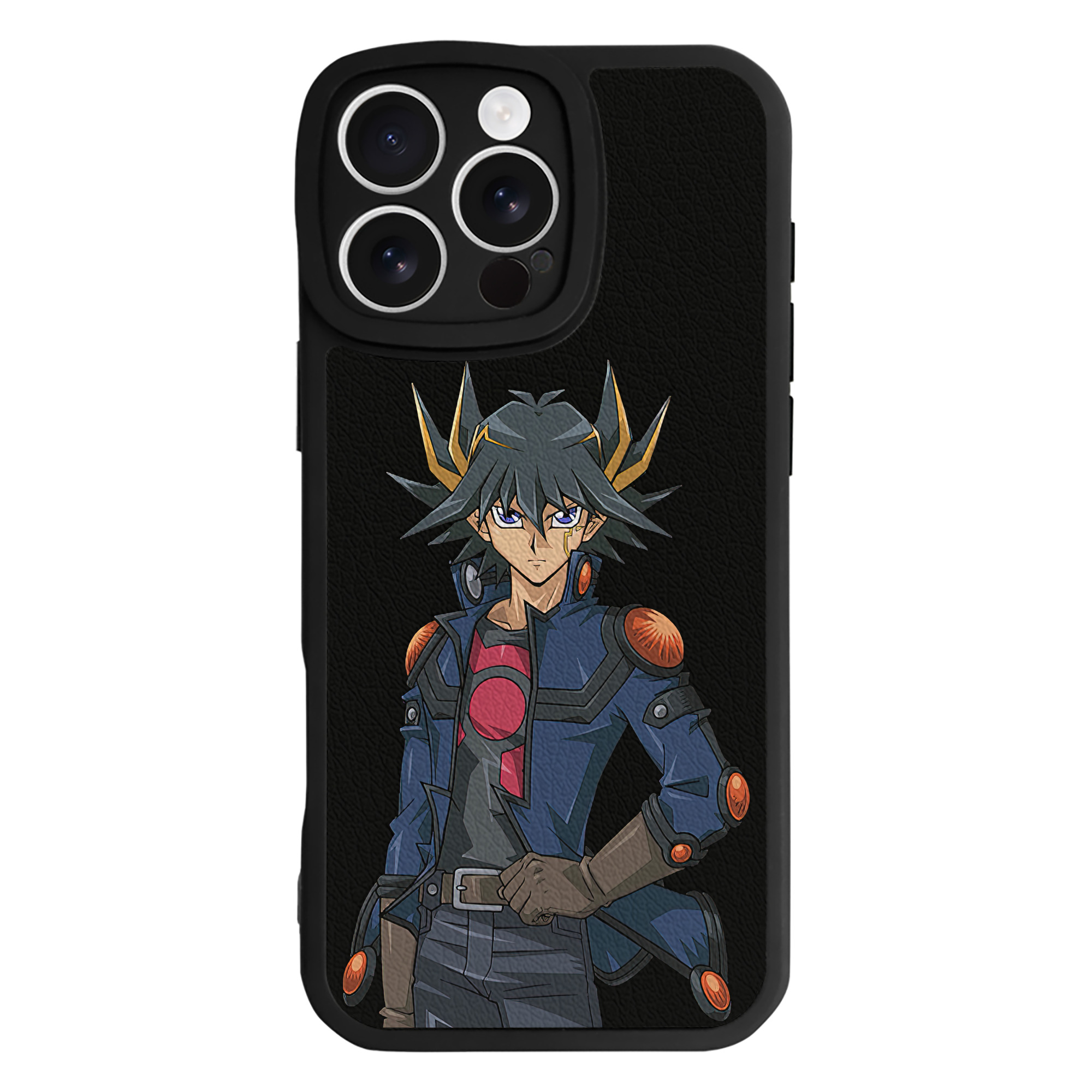 遊☆戯☆王 Yu-Gi-Oh! 【iPhone 16シリーズ対応】シリコンスマホケース（レザー調） 材質：シリコン